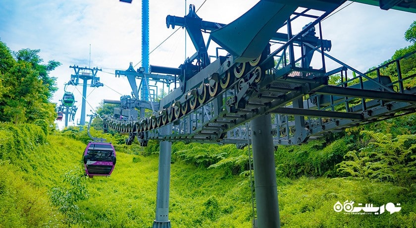 سرگرمی تله کابین سنگاپور شهر سنگاپور کشور سنگاپور