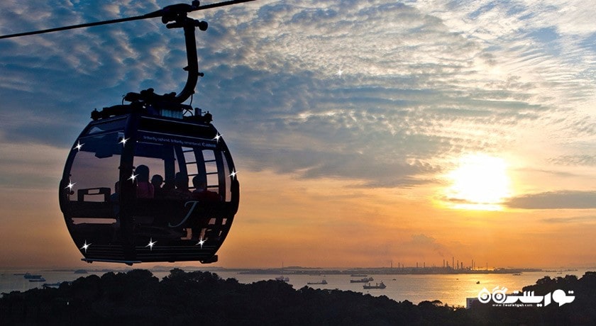 سرگرمی تله کابین سنگاپور شهر سنگاپور کشور سنگاپور