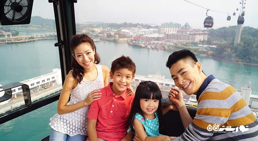 سرگرمی تله کابین سنگاپور شهر سنگاپور کشور سنگاپور