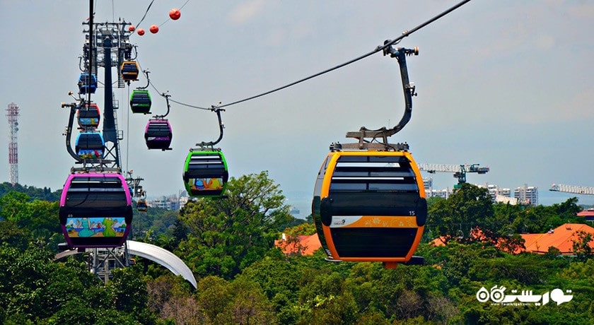 سرگرمی تله کابین سنگاپور شهر سنگاپور کشور سنگاپور