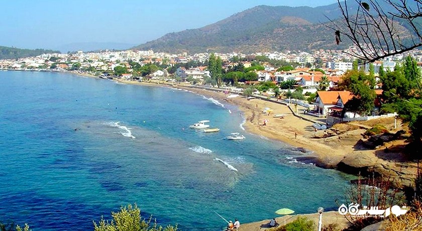 سرگرمی سواحل مندرس شهر ترکیه کشور ازمیر
