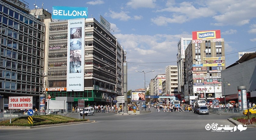  میدان کیزیلای شهر ترکیه کشور آنکارا