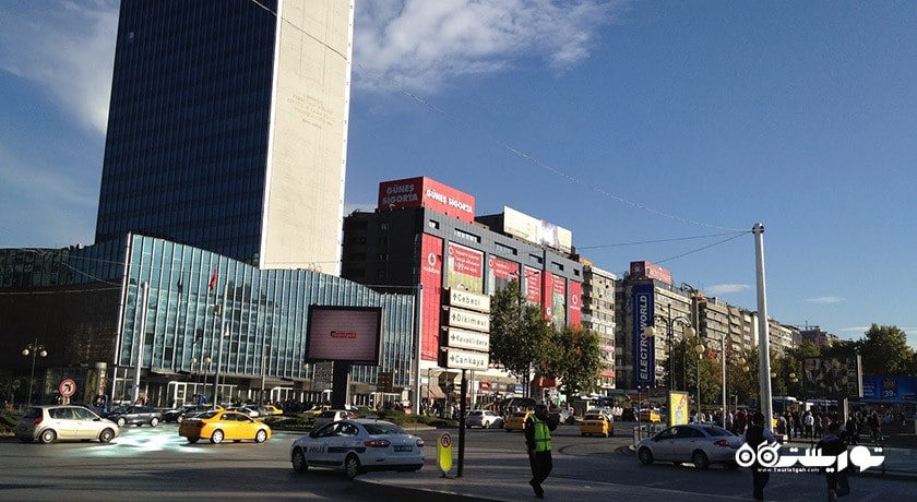  میدان کیزیلای شهر ترکیه کشور آنکارا