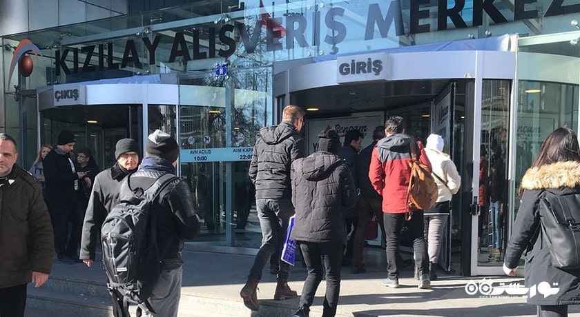 مرکز خرید مرکز خرید کیزیلای شهر ترکیه کشور آنکارا