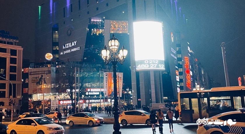 مرکز خرید مرکز خرید کیزیلای شهر ترکیه کشور آنکارا