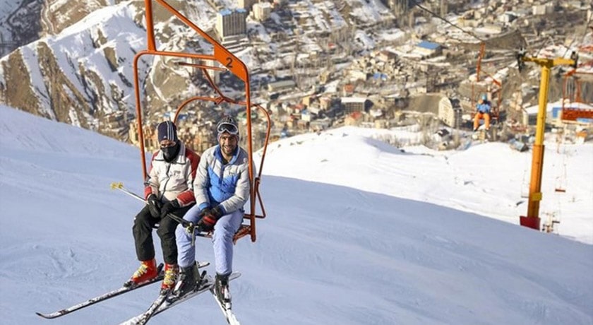  پیست اسکی شمشک شهر تهران استان تهران