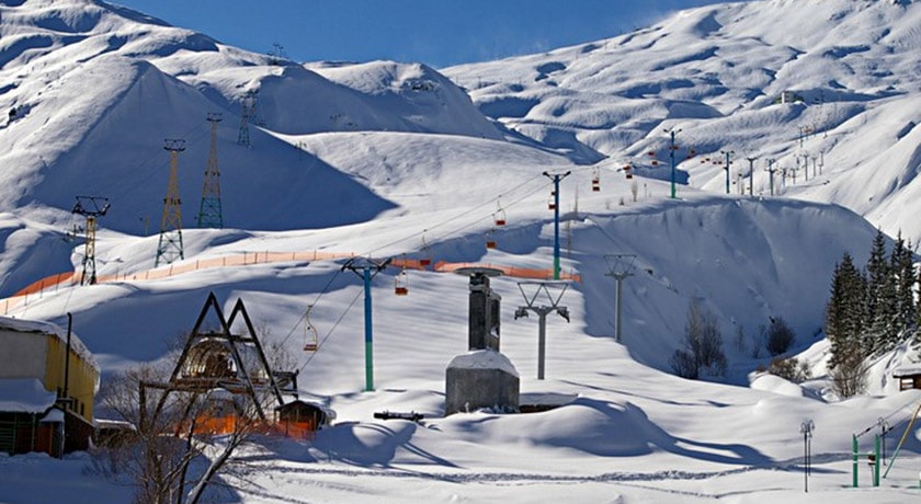  پیست اسکی شمشک شهر تهران استان تهران