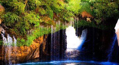 آبشار آب ملخ -  شهر اصفهان