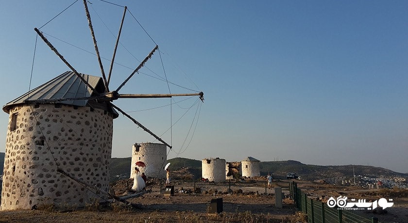 آسیاب های بادی در بدروم -  شهر بدروم