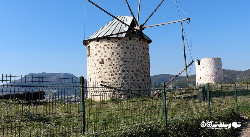 آسیاب های بادی در بدروم -  شهر بدروم
