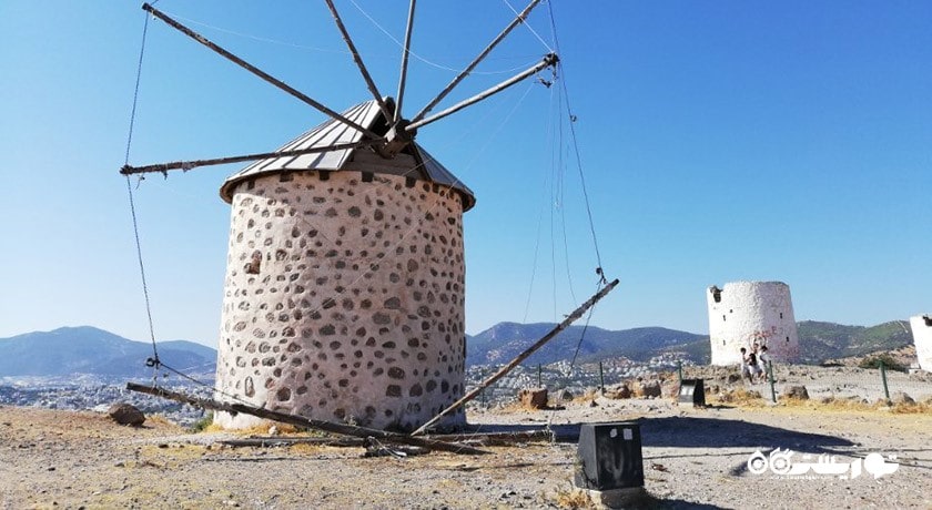 آسیاب های بادی در بدروم -  شهر بدروم