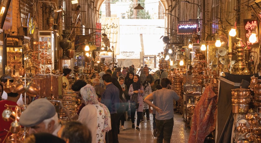  بازار مسگرهای اصفهان شهر اصفهان استان اصفهان