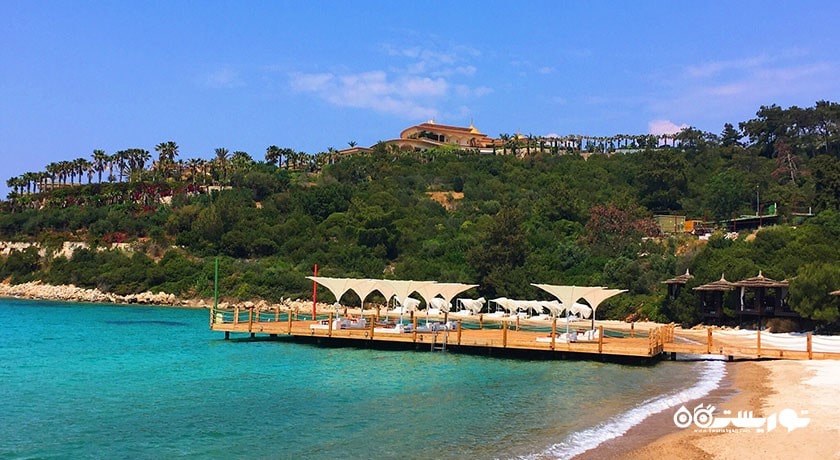 سرگرمی ساحل توربا شهر ترکیه کشور بدروم