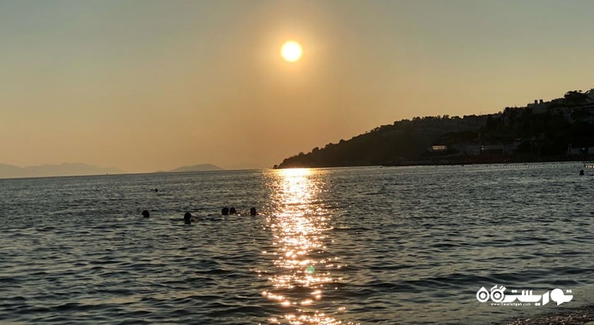 سرگرمی ساحل کادیکالسی شهر ترکیه کشور بدروم