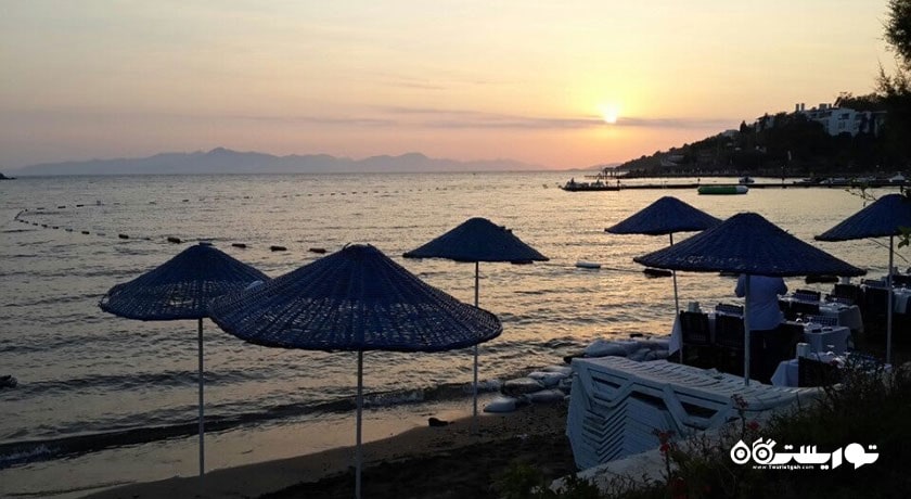 سرگرمی ساحل کادیکالسی شهر ترکیه کشور بدروم