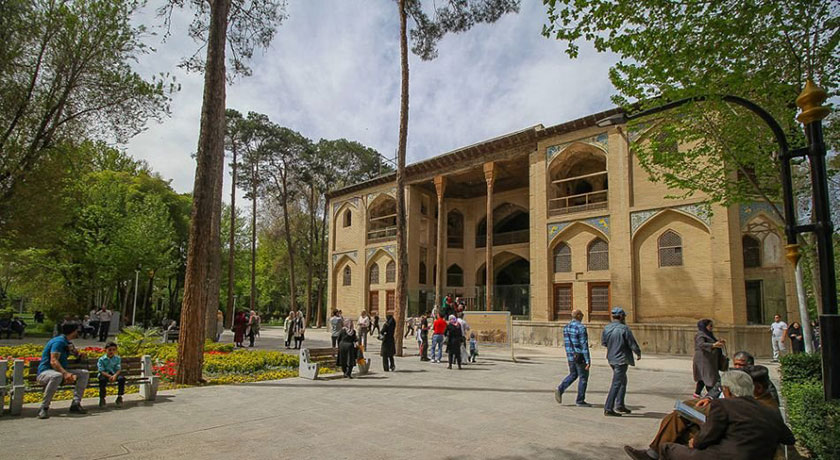  کاخ هشت بهشت شهرستان اصفهان استان اصفهان