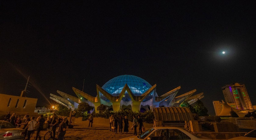  آسمان نمای گنبد مینا شهرستان تهران استان تهران