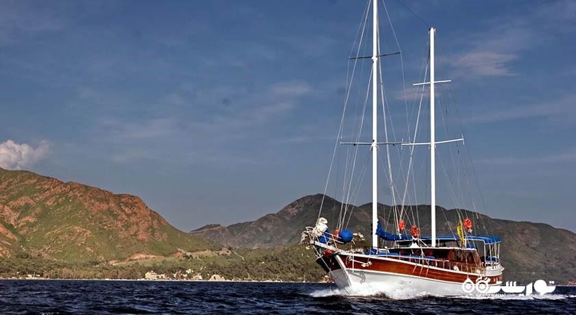 سرگرمی سفر های روزانه با قایق در مارماریس شهر ترکیه کشور مارماریس