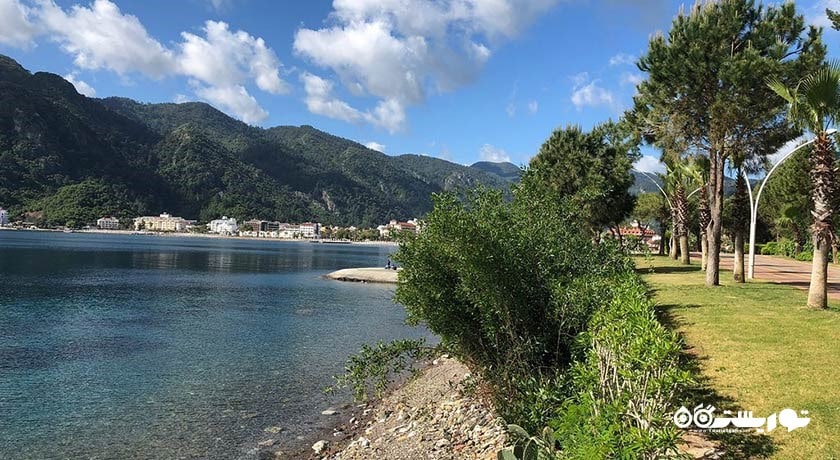 سرگرمی ساحل مارماریس شهر ترکیه کشور مارماریس