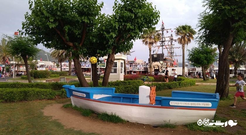 سرگرمی ساحل مارماریس شهر ترکیه کشور مارماریس