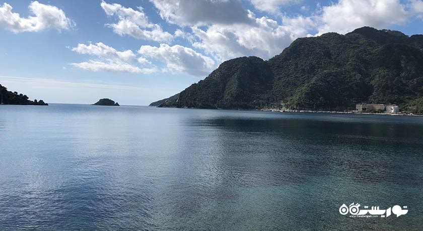 سرگرمی ساحل مارماریس شهر ترکیه کشور مارماریس