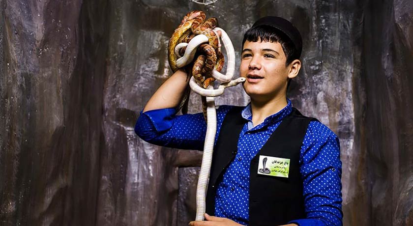  باغ خزندگان شهر اصفهان استان اصفهان