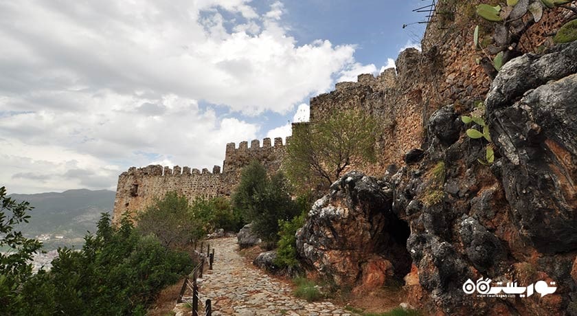  قلعه آلانیا شهر ترکیه کشور آلانیا
