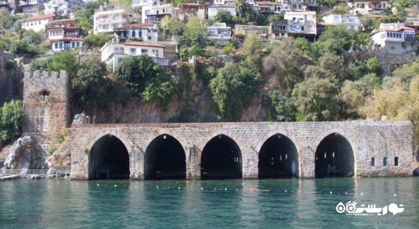  ترسانه (محل کشتی سازی آلانیا) شهر ترکیه کشور آلانیا
