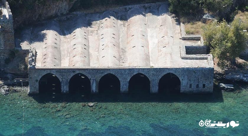  ترسانه (محل کشتی سازی آلانیا) شهر ترکیه کشور آلانیا