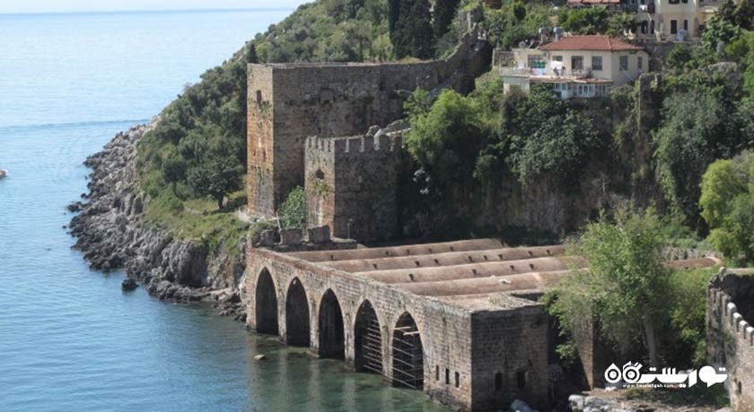  ترسانه (محل کشتی سازی آلانیا) شهر ترکیه کشور آلانیا