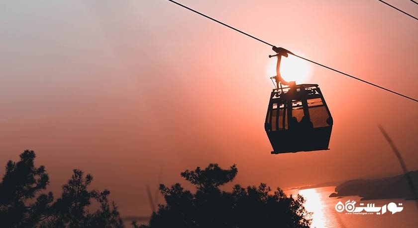 سرگرمی آلانیا تلفریک شهر ترکیه کشور آلانیا
