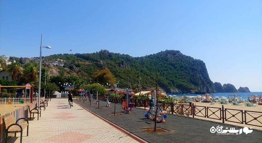 سرگرمی ساحل کلئوپاترا شهر ترکیه کشور آلانیا