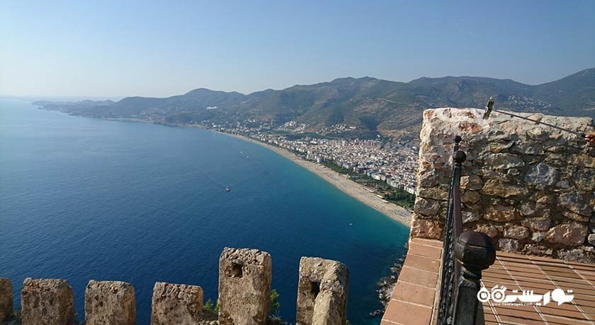 سرگرمی ساحل کلئوپاترا شهر ترکیه کشور آلانیا