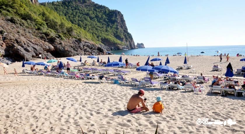 سرگرمی ساحل داملاتاش شهر ترکیه کشور آلانیا