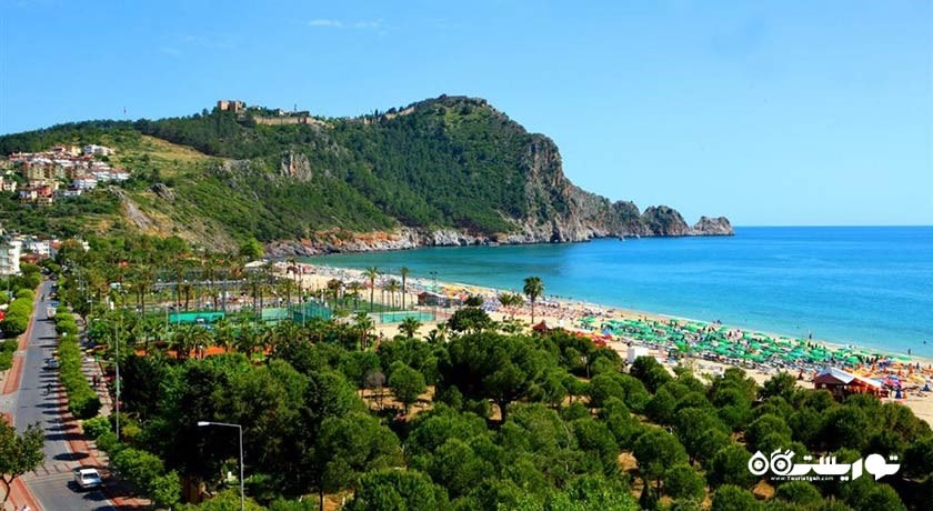 سرگرمی ساحل داملاتاش شهر ترکیه کشور آلانیا