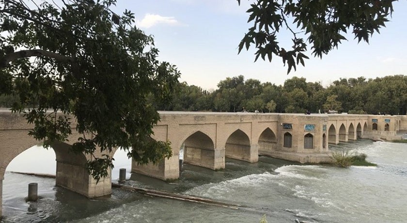  پل چوبی اصفهان شهرستان اصفهان استان اصفهان