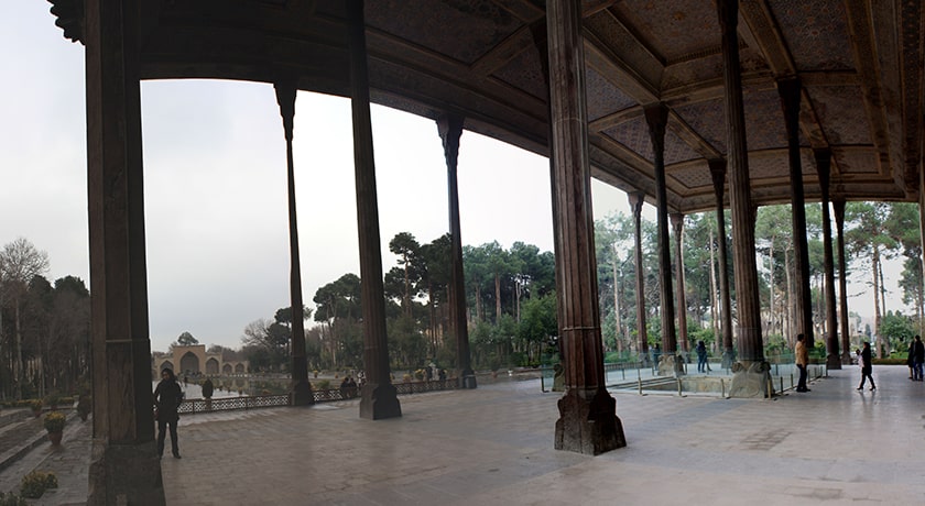  کاخ چهل ستون شهرستان اصفهان استان اصفهان