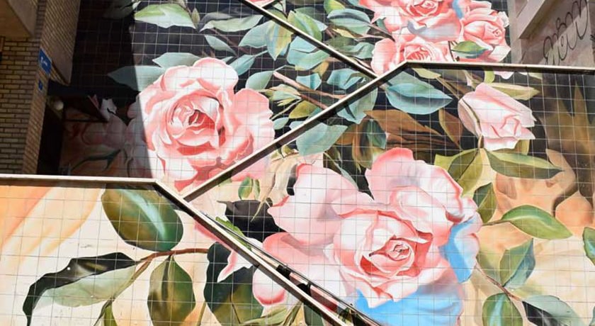  پله های خیابان ولیعصر شهرستان تهران استان تهران