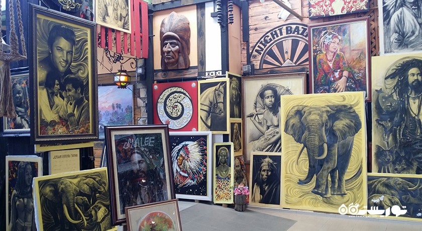 مرکز خرید بازار شبانه پاتایا شهر تایلند کشور پاتایا