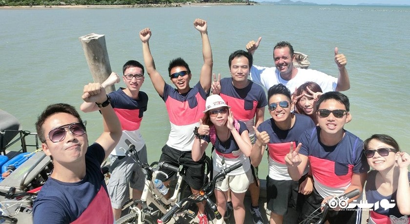 سرگرمی دوچرخه سواری در پاتایا شهر تایلند کشور پاتایا