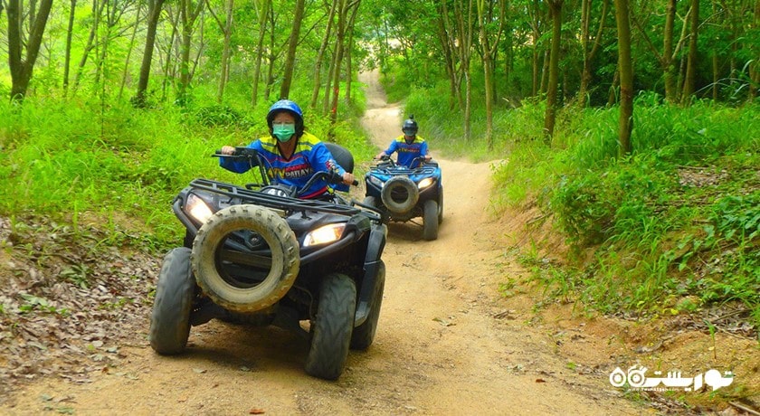 ماجراجویی در جنگل با موتور چهار چرخ در پاتایا -  شهر پاتایا