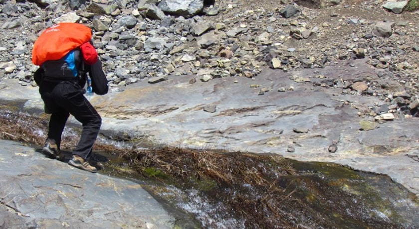  آبشار طامه شهرستان اصفهان استان نطنز