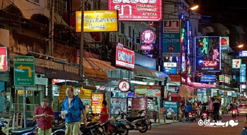 سرگرمی خیابان سوی بواکائو شهر تایلند کشور پاتایا