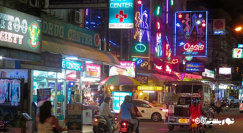 سرگرمی خیابان سوی بواکائو شهر تایلند کشور پاتایا