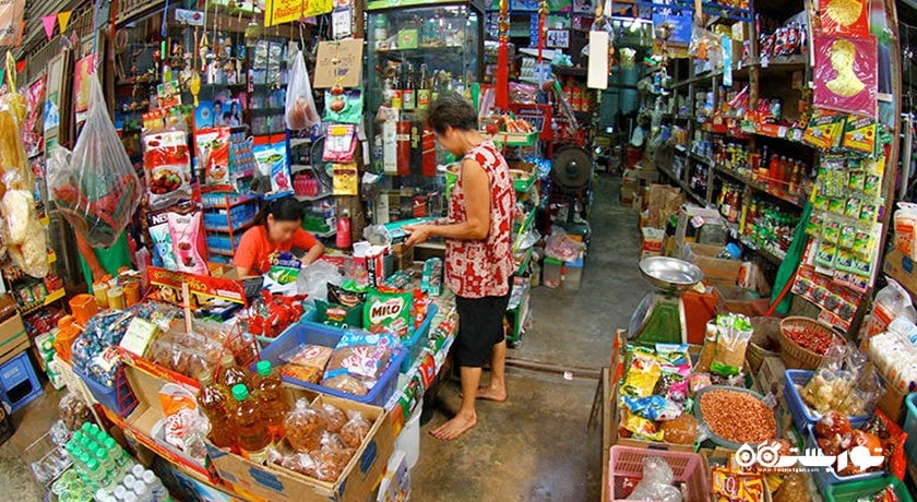 مرکز خرید بازار کلونگ سوان 100 ساله شهر تایلند کشور بانکوک