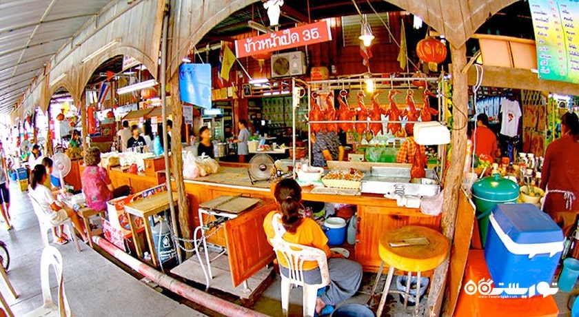 مرکز خرید بازار کلونگ سوان 100 ساله شهر تایلند کشور بانکوک