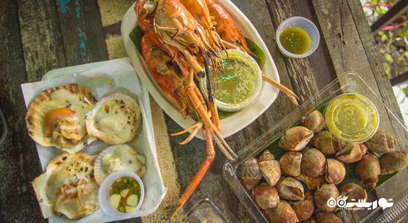 مرکز خرید بازار شناور کلونگ لات مایوم شهر تایلند کشور بانکوک