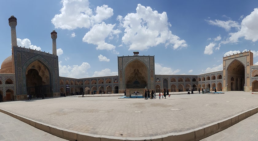  مسجد جامع اصفهان (مسجد جمعه یا عتیق) شهرستان اصفهان استان اصفهان