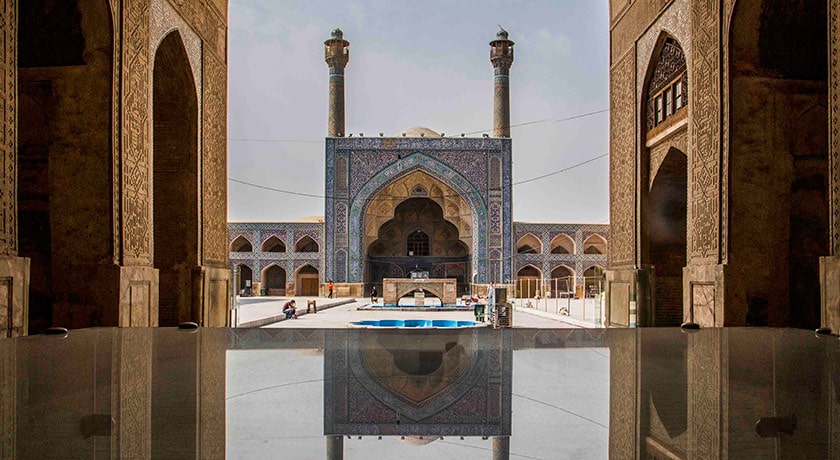  مسجد جامع اصفهان (مسجد جمعه یا عتیق) شهرستان اصفهان استان اصفهان