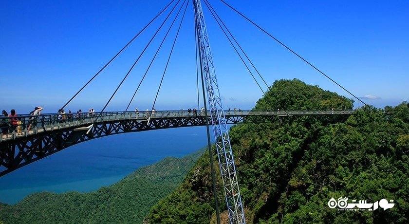  پل آسمان شهر مالزی کشور لنکاوی